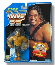 Vintage WWF Hasbro Headshrinker Fatu MOC Sealed 1993 WWE Wrestling Figure Rare