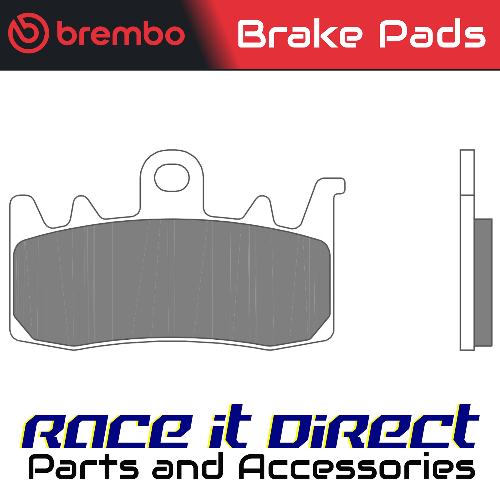 Brake Pads for TRIUMPH ROCKET 3 2500 R GT 2020-2021 Rear SA Street Brembo