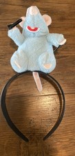 Disney RATATOUILLE CHEF REMY MOUSE EARS HEADBAND HAIR CLIPS HAT Hairband