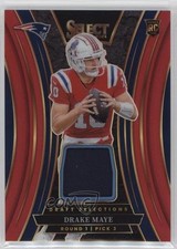 2024 Panini Select Draft Selection Memorabilia Red Prizm Drake Maye 1e1b