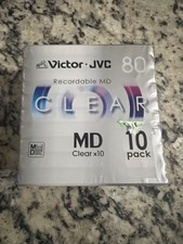 Victor Jvc Recordable MD 10 mini disc 80 minutes