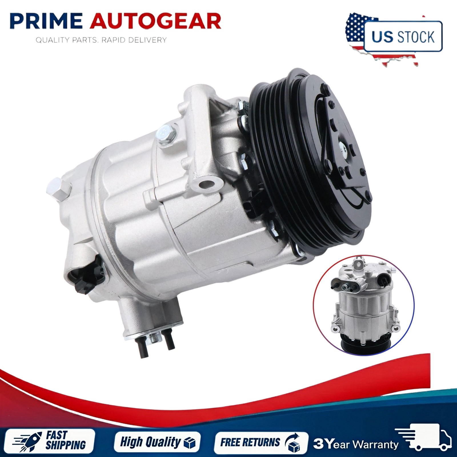 Maserati Ghibli 2015-2019 Ac compressor P/N 35232024F
