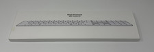 Apple Magic Keyboard with Touch ID and Numeric Keypad A2520 White lighting cable