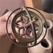 Vintage Metal Gyroscope Spinning Top Toy
