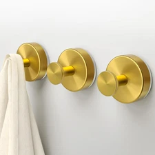 Suction Cup Hooks for Shower,3 Packs Towel Holder,Removable Shower Towel Suction