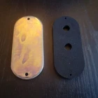 Heater Hose Bulkhead Cover (Blanking) Plate PLUS Foam Seal, Ford Escort MK1