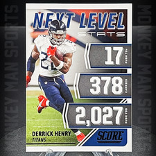 2021 Score - Derrick Henry - NEXT LEVEL STATS #NL17 TITANS MINT