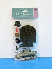 FREE SHIP! 2013 Vtg. Jolee's Boutique MILITARY ARMY Scrapbook Sticker Crafts