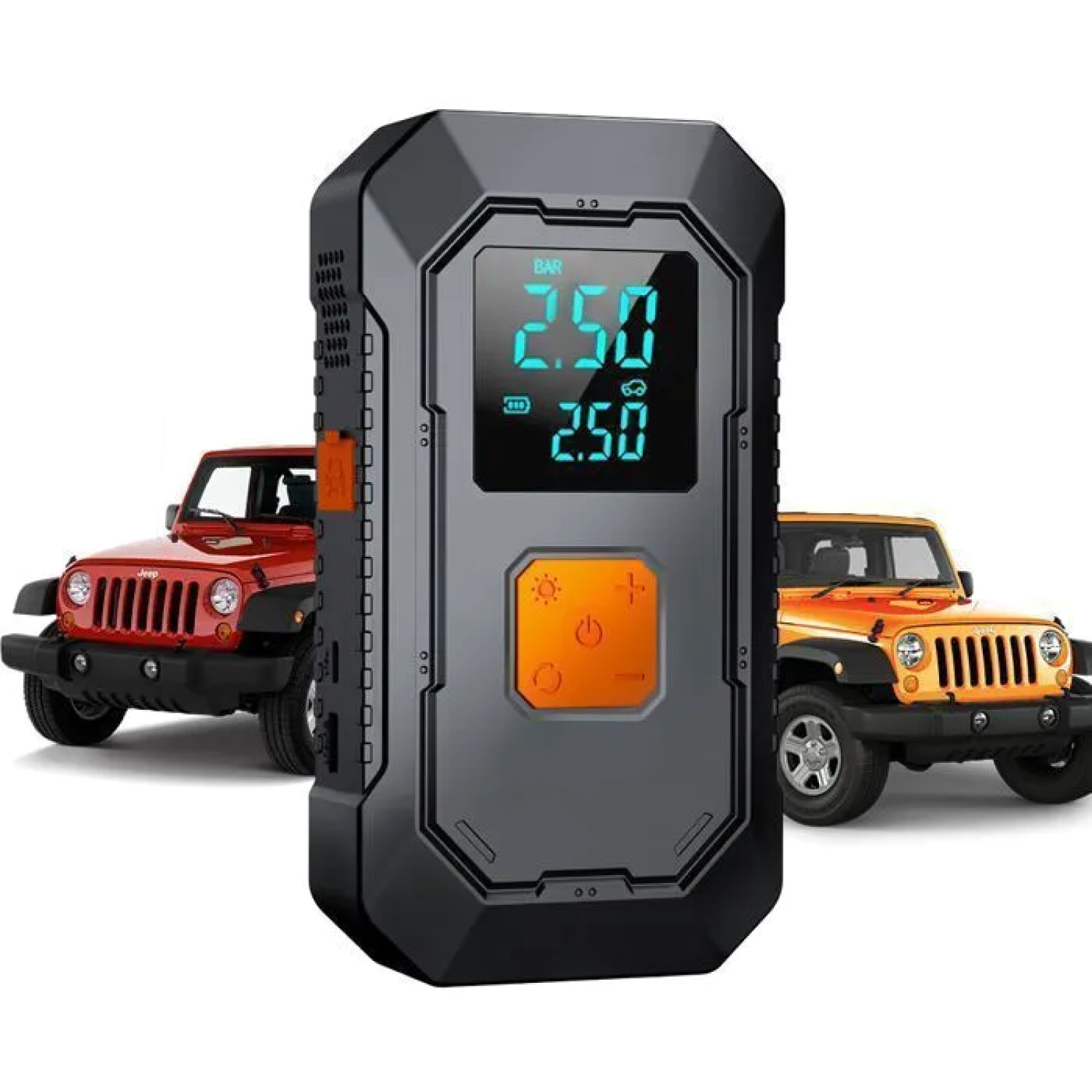 Booster batterie voiture pour démarrer un moteur diesel 6L en hiver
