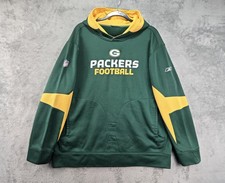 Green Bay Packers Reebok NFL Team Football Pullover Hoodie Sweater Men  s XL
