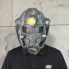 Vintage Latex Gas Mask Adult Halloween Carnival Costume Full Head Armour Helmet