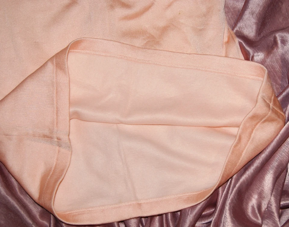 Kl. GLANZ FUTTER - Unterkleid *Nachtkleidchen Mädchen lachs innen flauschig 128 - Bild 2 von 4