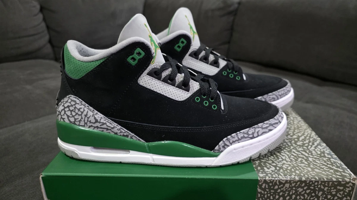 Nike Air Jordan 3 Retro Pine Green Size 9.5 CT8532-030