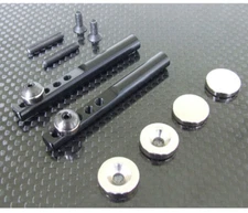 Kawada MAGNET BODY MOUNT Rear Long (2PCS) *BLACK* #DB03