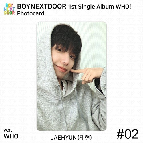 BOYNEXTDOOR 1st Single Album WHO Crunch Ver Who Ver Official Photocard Postcard - Picture 17 of 96