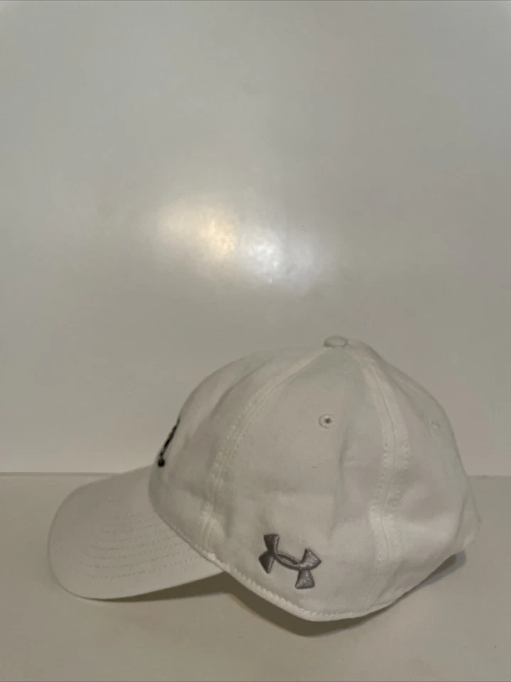 Sombrero Under Armour 4U3 Blanco Ajustable Bordado Calce Relajado Foto 4 de 4