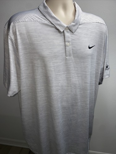 Men's Tiger Woods🐯Nike Dri-Fit Standard Fit Golf Polo Size XXL Free Shipping‼️ - Picture 4 of 6