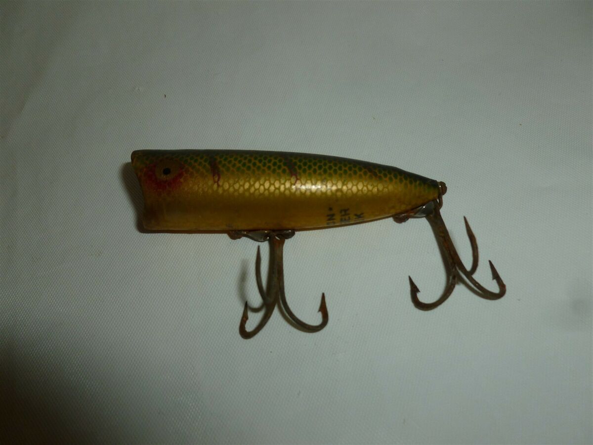 Vintage 3 Inch Plastic Heddon Chugger Spook Fishing Lure Lot H-847