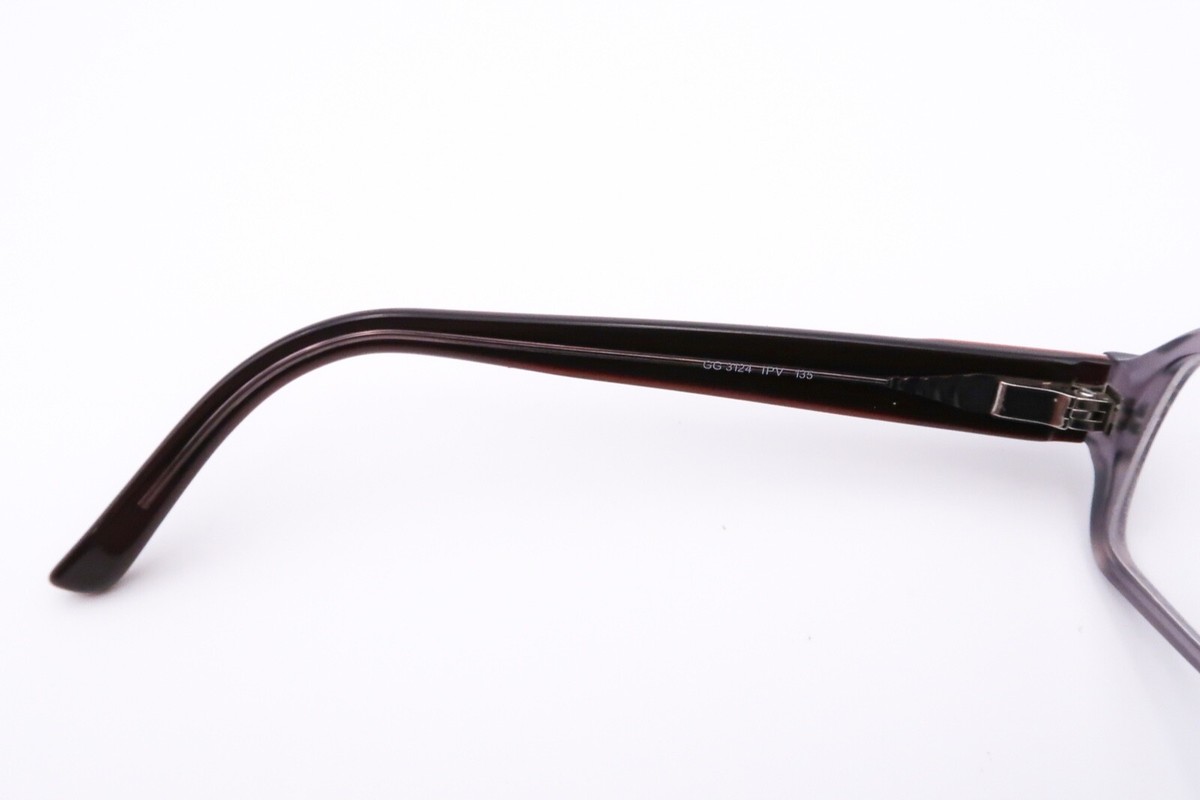 その他 GUCCI GUCCI GG 3124 Eyeglasses FRAMES IPV Gray Brown 55[]15-135 Italy