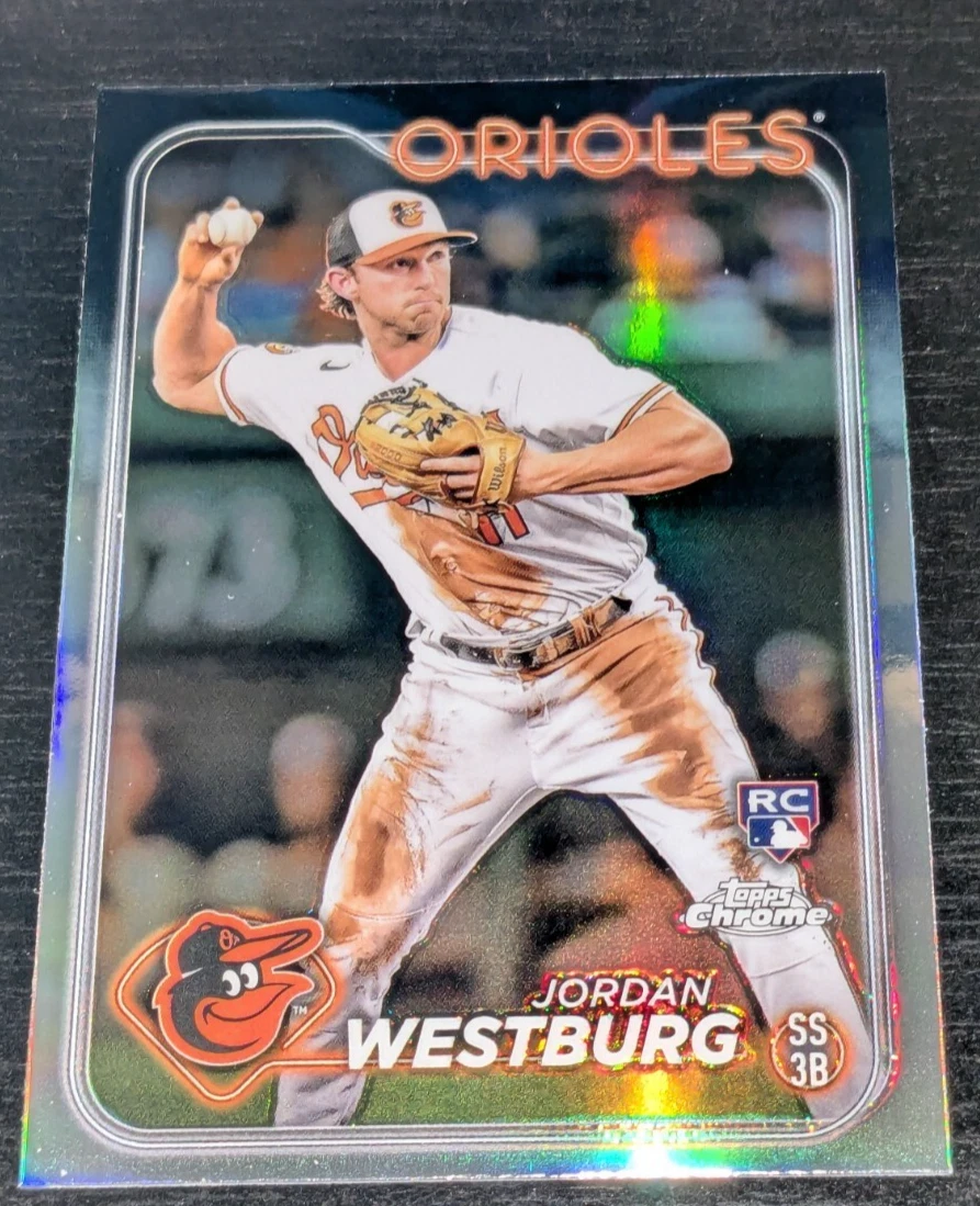 Jordan Westburg Baltimore Orioles 2024 Topps Chrome Refractor Rookie RC #277