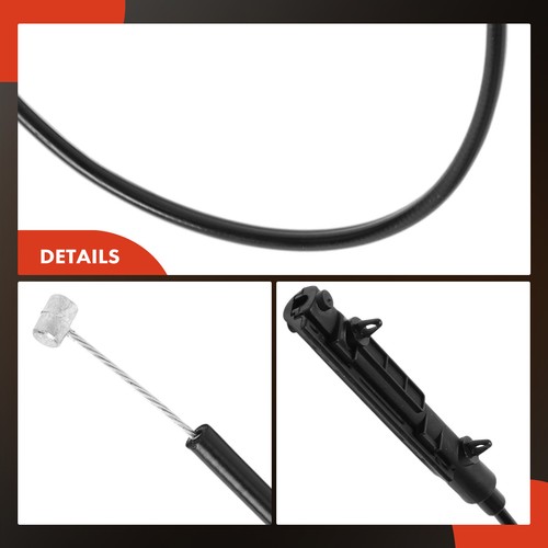 A-Premium Center Hood Release Cable for BMW E39 525i 530i 2001-2003 540i 528i M5 - Picture 7 of 9