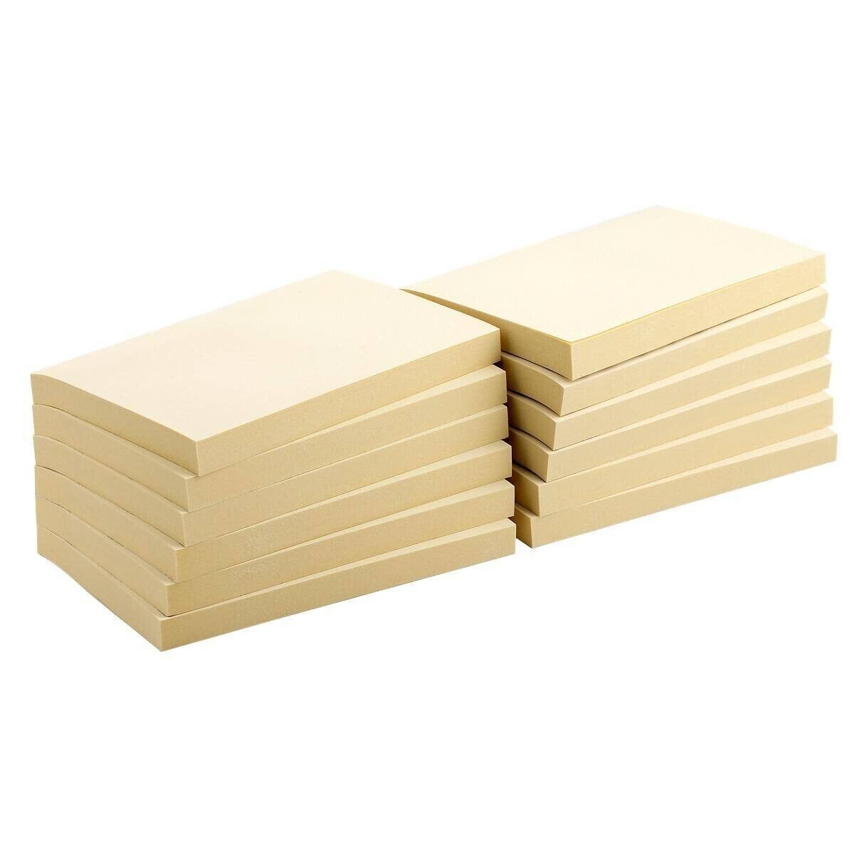 Recycled Sticky Notes 127 x 76mm Yellow 12 Pads of 100 Sheets IT Office Depot