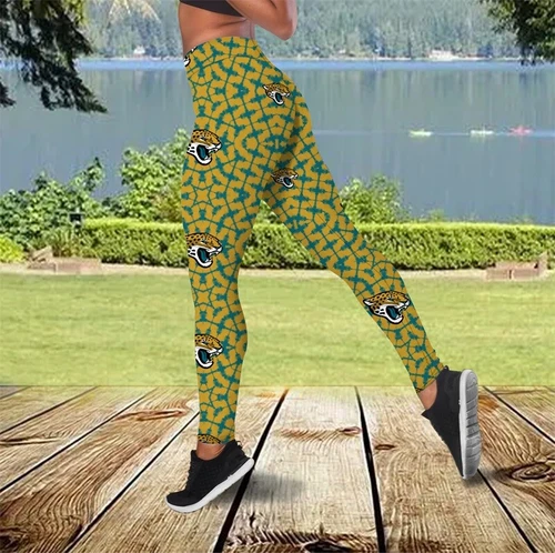 Jacksonville Jaguars Pattern Yoga Leggings