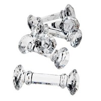 Godinger S6 Crystal Knife Rests(dumbel on sale Godinger S6 Crystal Knife Rests(dumbel on sale