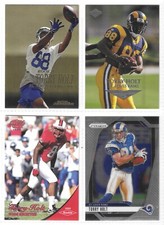 Torry Holt 4 Card Lot RC 1999 Fleer/Skybox, Pacific 2024 Prizm NFL Rams NC State