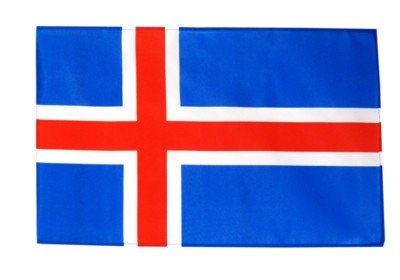 Island Banner isländische Fahnen Flaggen 30x45cm