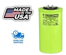 Round Capacitor, 70/5/440V- USA Made(Made in USA) HVAC DIY