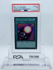 2011 Yugioh TU05-EN005 Zauber Shattering Pfeil Super Holo PSA 7 NM # 57800698