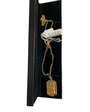 Humbler  "AGAINST ALL ODDS" Necklace 18K Gold Plated 20" Chain NEW