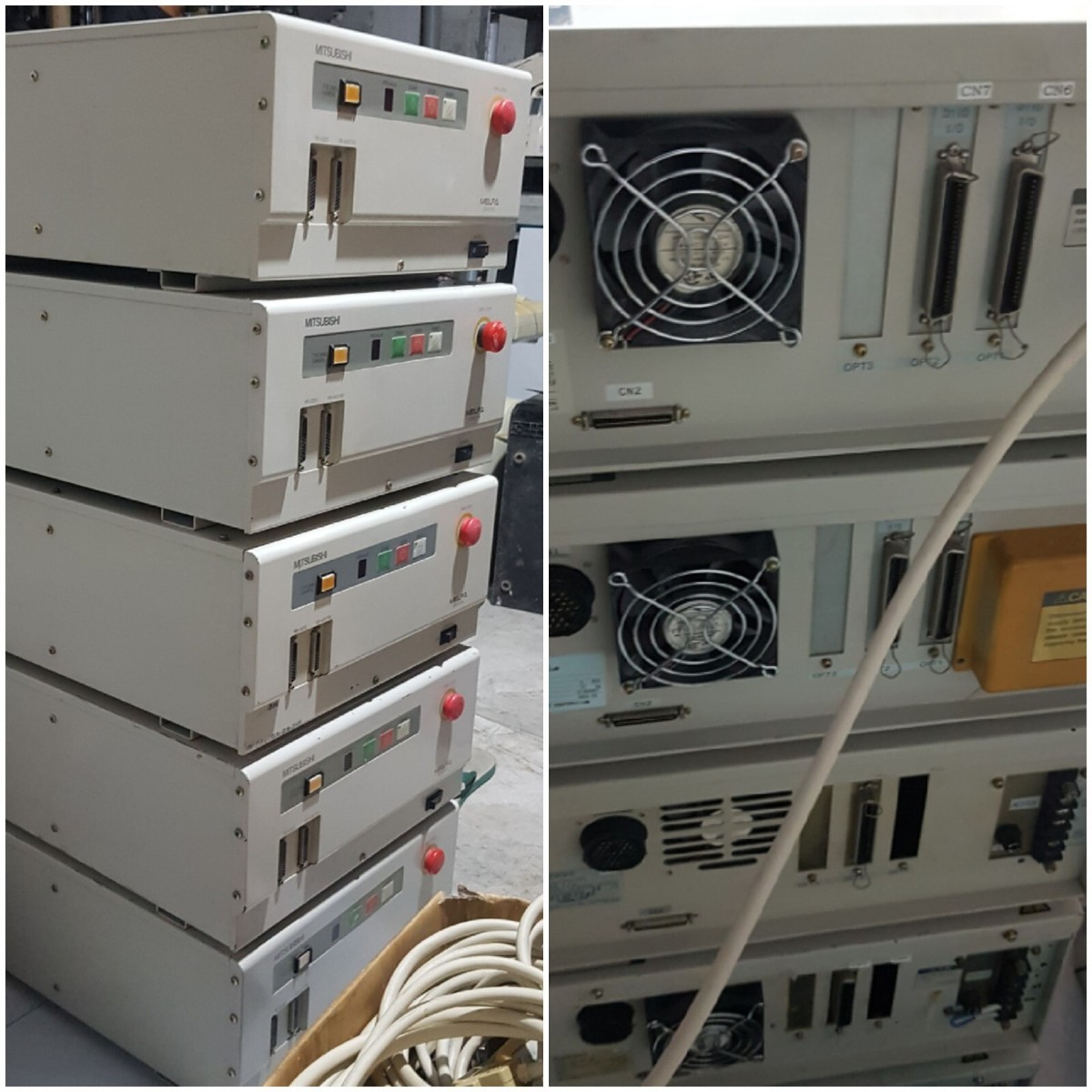 Mitsubishi Melfa Controller CR-E116 And TEACH PENDANT P6TB-TE | eBay