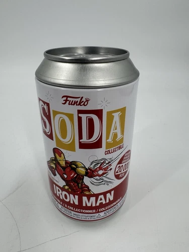 ONE Opened Can Funko Vinyl Soda - Marvel IRON MAN - Limited Ed - Common