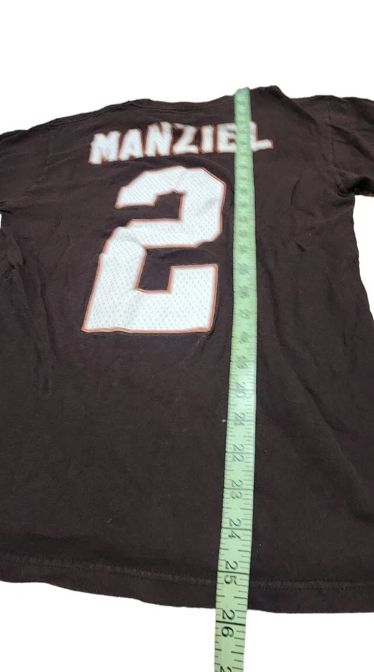 Majestic Cleveland Browns Johnny Manziel Camiseta Jersey Para Hombre Talla PEQUEÑA Foto 4 de 4