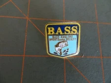 Vintage Old Logo B.A.S.S. Hat/Vest Pin - 3/4 x 3/4 inch