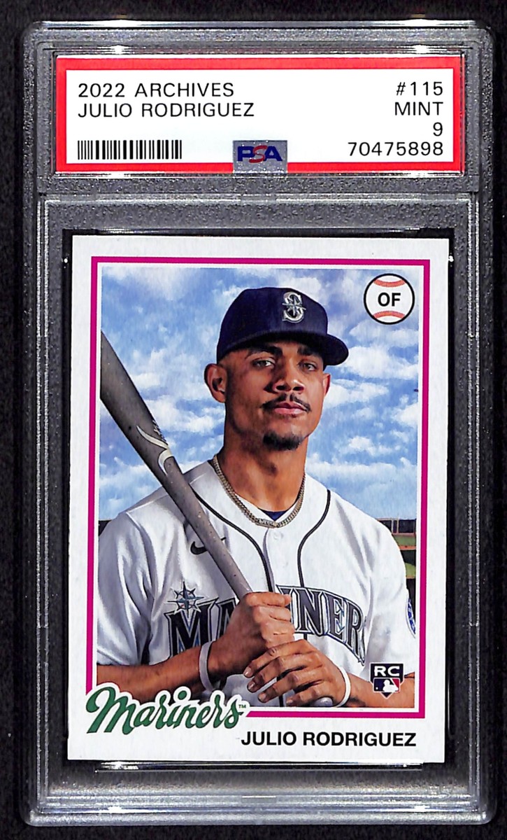 2022 Topps Archives Julio Rodriguez 115 PSA Mint 9 | eBay