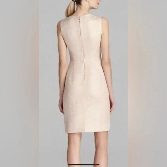 Abito Kate Spade Della tutto ciò che glittera in oro rosa taglia 6 nuovo con etichetta