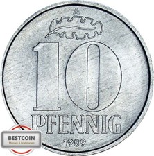 J1510 10 fenigów NRD 1989 A w STG 898903
