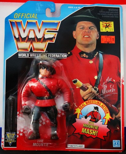 Vintage WWF Hasbro 1993/1994 Blue Card The Mountie...