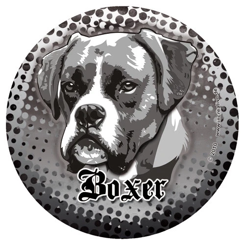 Deutscher BOXER MAX Hunde Sticker Aufkleber - Molosser wetterfest  DUB - Bild 1 von 1