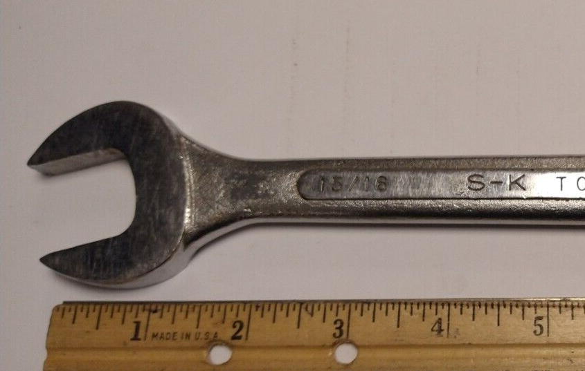 SK TOOLS OPEN END WRENCH 15/16" & 1" PART O3032 for sale online eBay