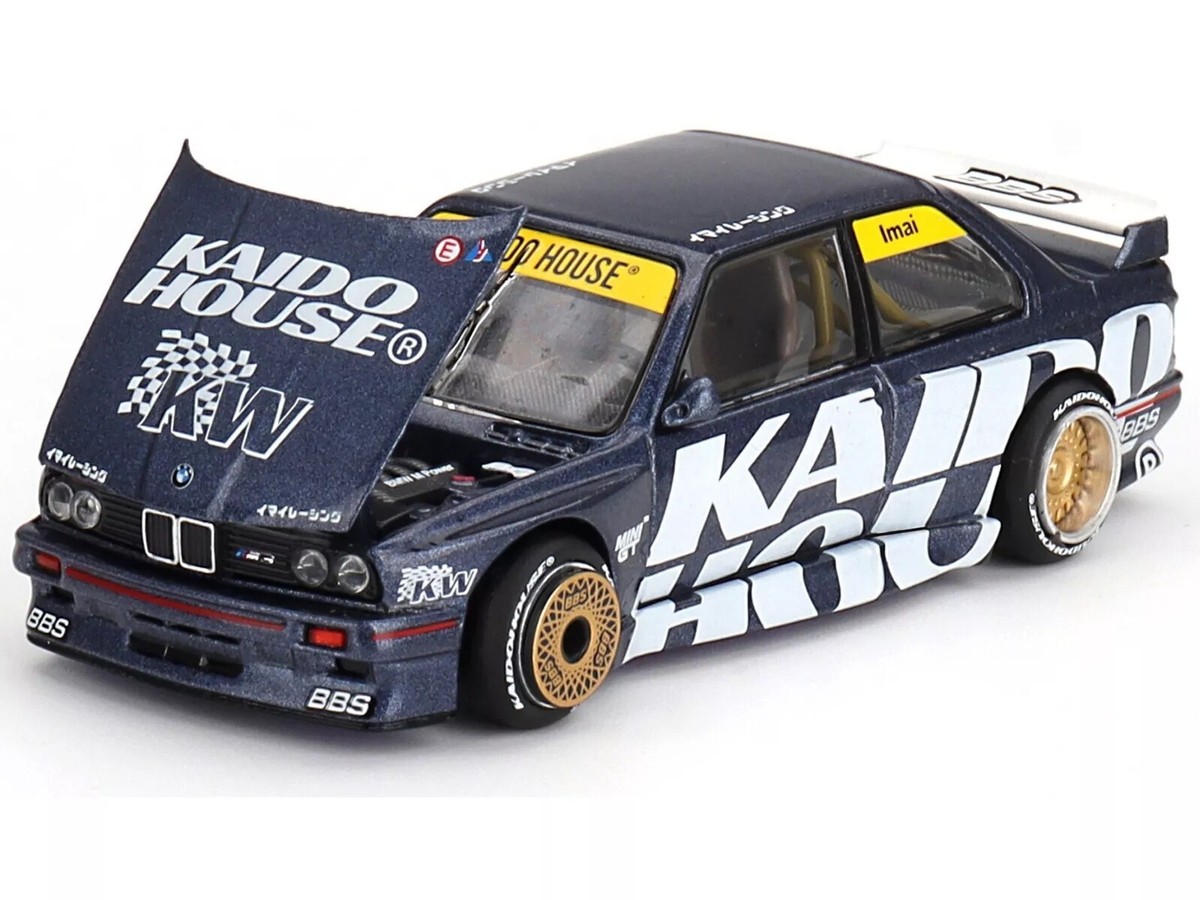 Mini GT Kaido House BMW M3 (E30) Kaido Works V1 Dark Blue 1
