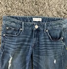 Womens EXPRESS Jeans Stella Skinny Ankle Destroyed Stretch Size 4 EUC 5471 — photo 1