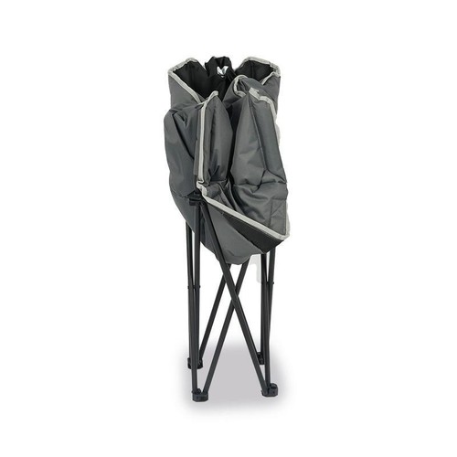 Quest Autograph Kent Chair In Black and Grey Camping Caravan Motorhome F3025-BL - Picture 10 of 12
