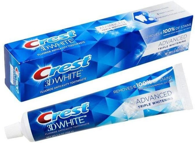 Crest 3d White Advanced Triple Whitening Toothpaste For Sale Online Ebay