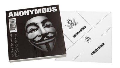 Anonymous Seals  95x95 100 Pack wasserfest Wachspapier gewachst Reißfest liniert