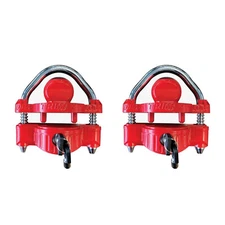 Trimax UMAX25 Universal Die Cast Dual Purpose Narrow Body Coupler Lock, Red