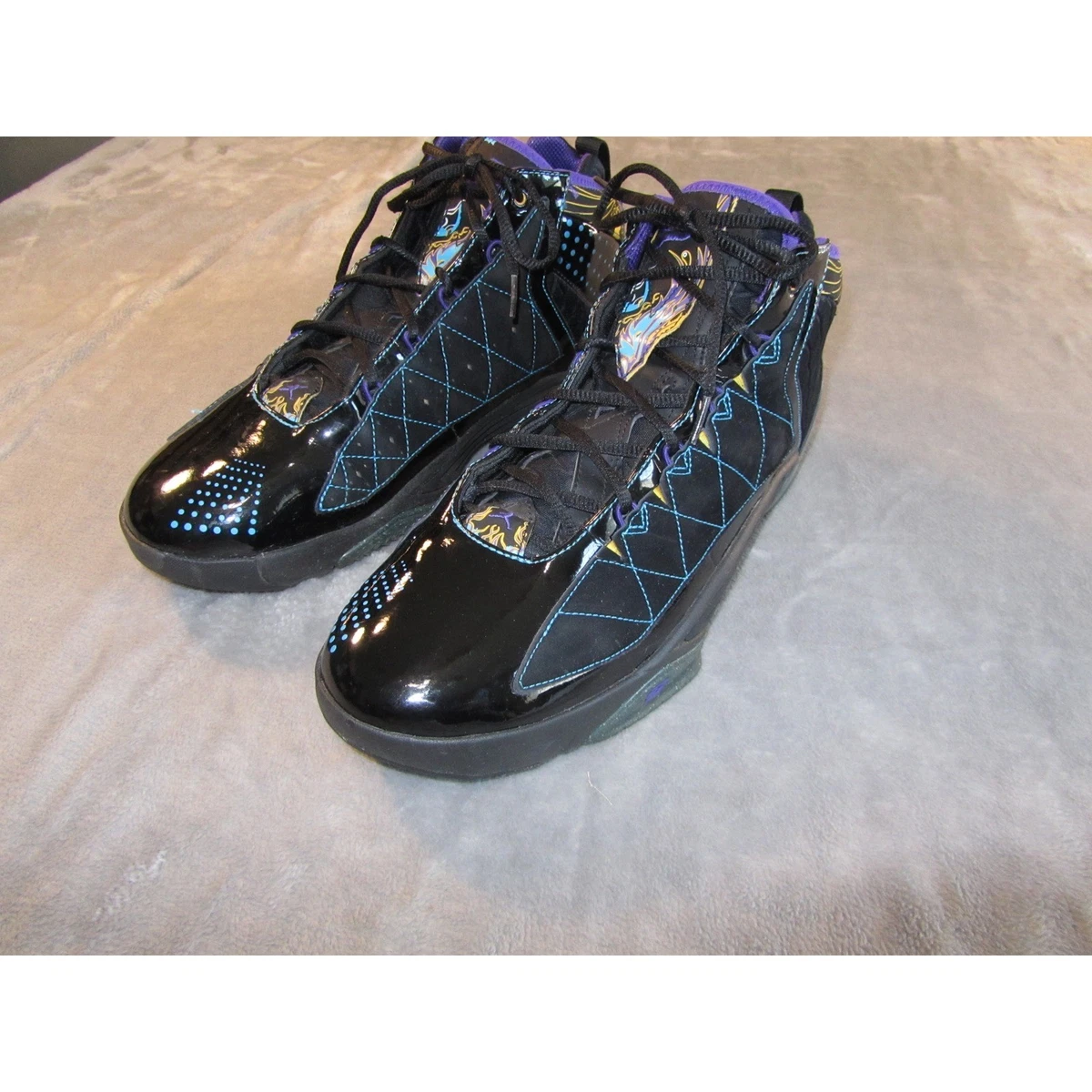 Jordan CP3.II Chris Paul Black Purple Orion Blue Basketball Shoes 342944-051 14 Jordan CP3.II Black Orion Blue for Sale | Authenticity  main image 2